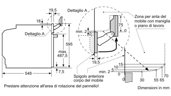 HS758G3B1C Forno a vapore da incasso