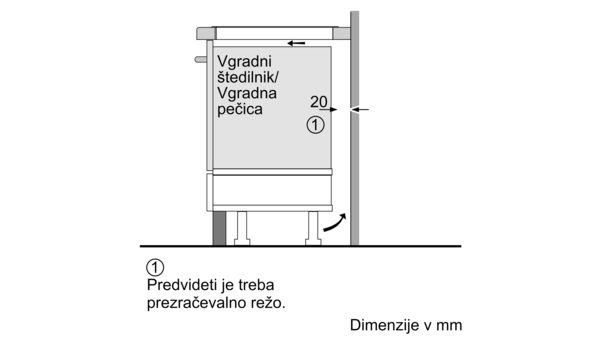 N 70 Indukcijska kuhalna plošča 60 cm Black, površinska montaža z okvirjem T46BD60N0 T46BD60N0-8