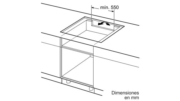 N 70 Flex induction hob 80 cm Black, surface mount with frame T58TT20N0 T58TT20N0-8
