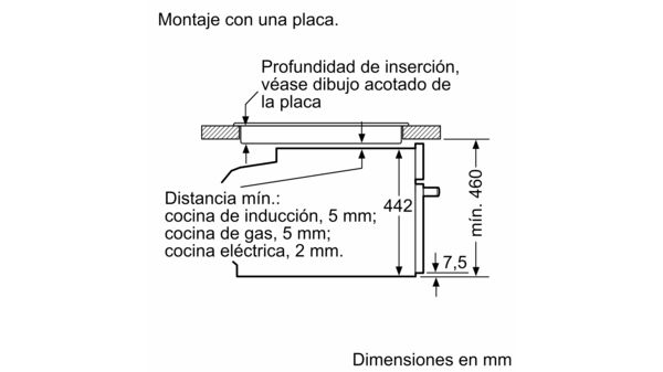 N 90 Horno compacto microondas y aporte de vapor Acero inoxidable C18QT27N0 C18QT27N0-7