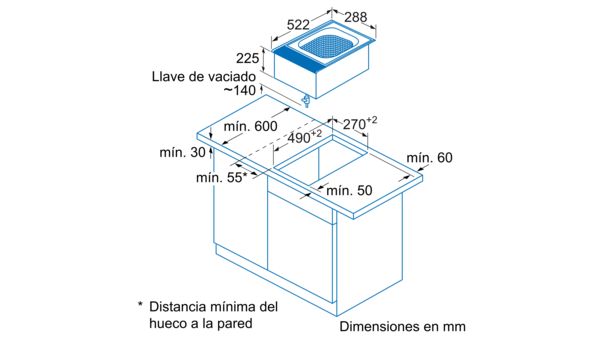 Freidora dominó 3EB6030L 3EB6030L-3