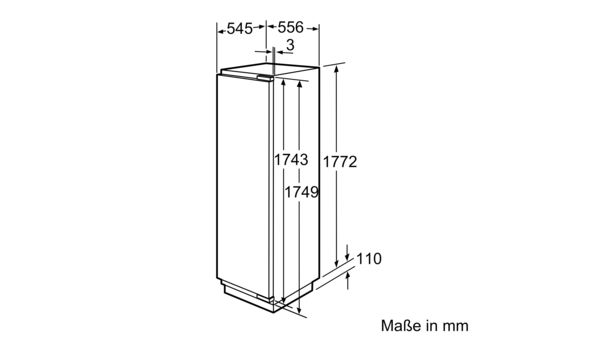 iQ700 Einbau-Kühlschrank mit Gefrierfach 177.5 x 56 cm Flachscharnier mit Softeinzug KI40FP60 KI40FP60-13