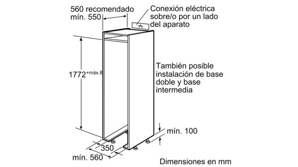 N 90 Frigorífico integrable 177.5 x 56 cm K8315X0 K8315X0-6