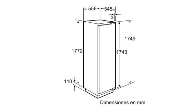 N 90 Frigorífico integrable 177.5 x 56 cm K8315X0 K8315X0-5