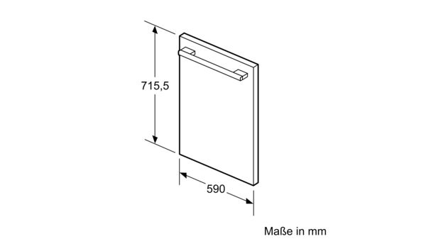 Set aus Ein/Unterbau-Kühlschrank und Tür KU15RA60 + KU20ZSX0 KU15RSX60 KU15RSX60-2