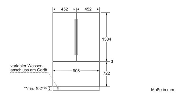 iQ700 Einbau-Kühl-Gefrier-Kombination mit Gefrierbereich unten 212.5 x 90.8 cm CI36BP01 CI36BP01-11