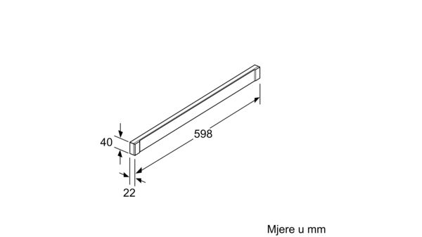 Dodatni pribor za nape Z54TH60D0 Z54TH60D0-2