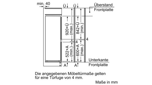 Einbau-Kühl-Gefrier-Kombination mit Gefrierbereich unten 144.6 x 54.1 cm Schleppscharnier CK567VSF0 CK567VSF0-8