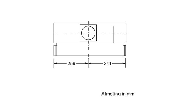Geïntegreerde afzuigkap 60 cm zilvermetaalkleurig CD22130 CD22130-2