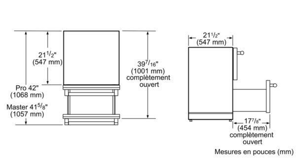 Drawer Refrigerator 24'' Professional acier inox T24UC900DP T24UC900DP-8