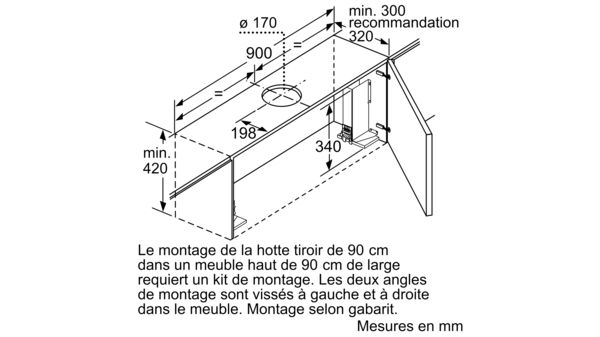 N 70 Hotte télescopique 90 cm Acier inox D49MP54X0 D49MP54X0-8