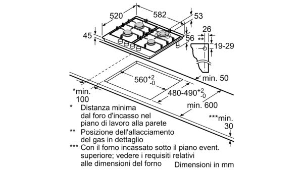 BOSCH 00648786 Fornello Bruciatore Cap