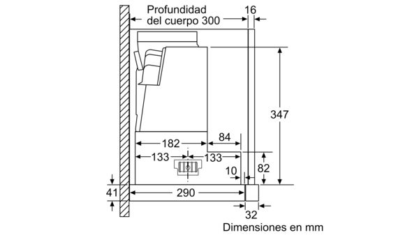 N 90 Campana telescópica 90 cm D49PU54X0 D49PU54X0-6