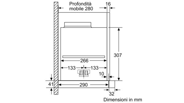 N 90 Cappa aspirante telescopica 90 cm acciaio inox D49PU65X3 D49PU65X3-8