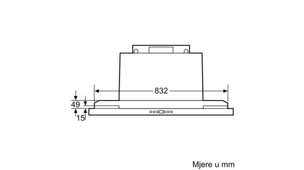 Dodatni pribor za nape Z54TL90X0 Z54TL90X0-9