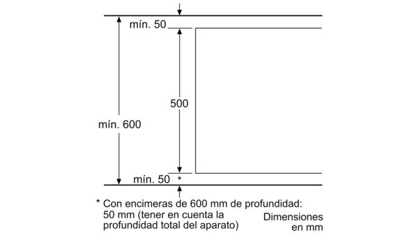 N 90 Extractor de encimera telescópico Cristal negro I91VT44N0 I91VT44N0-28