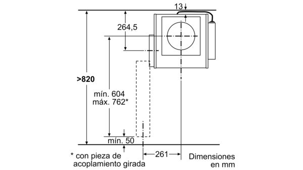 N 90 Extractor de encimera telescópico Cristal negro I91VT44N0 I91VT44N0-16