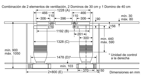 N 90 Extractor de encimera telescópico Cristal negro I91VT44N0 I91VT44N0-17