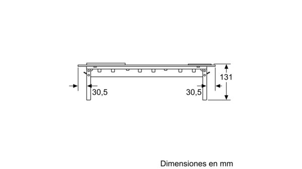 N 90 Extractor de encimera telescópico Cristal negro I91VT44N0 I91VT44N0-27