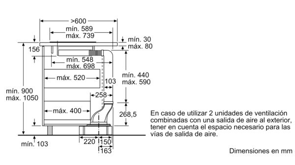 N 90 Extractor de encimera telescópico Cristal negro I91VT44N0 I91VT44N0-20