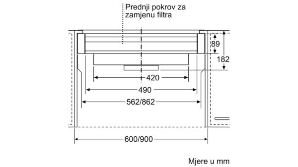 Dodatni pribor za nape Z54TR60X3 Z54TR60X3-12