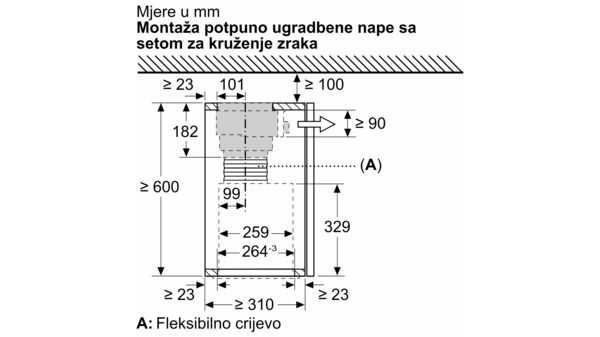 Dodatni pribor za nape Z54TR60X3 Z54TR60X3-10