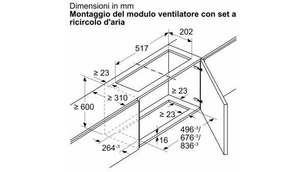 Accessori per cappe aspiranti Z54TR60X3 Z54TR60X3-9