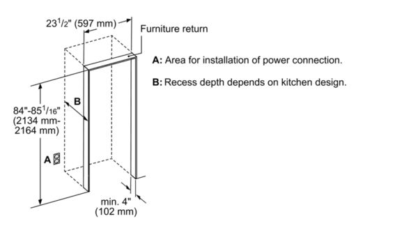 Freedom® Built-in Refrigerator Column Panel Ready T23IR905SP T23IR905SP-13