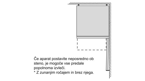 N 70 Prostostoječi hladilnik z zamrzovalnikom spodaj 203 x 60 cm Stainless steel (with anti-fingerprint) KG7393I30 KG7393I30-5