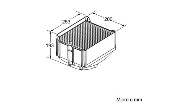 Dodatni pribor za nape Z51FXI0X0 Z51FXI0X0-2