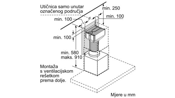 Dodatni pribor za nape Z51FXI0X0 Z51FXI0X0-3