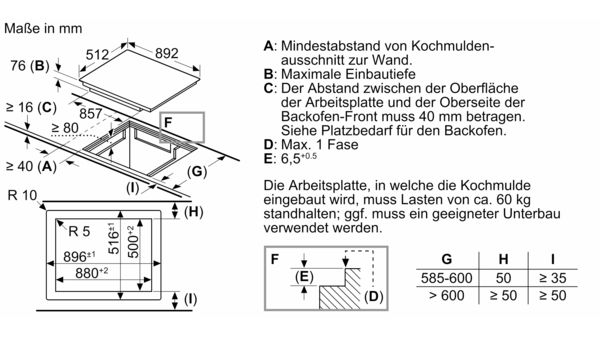 EZ907KZY1E Vollflächen-Induktionskochfeld | Siemens Hausgeräte AT