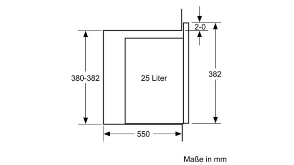 Einbau-Mikrowelle 59 x 38 cm Schwarz JP4119560 JP4119560-4