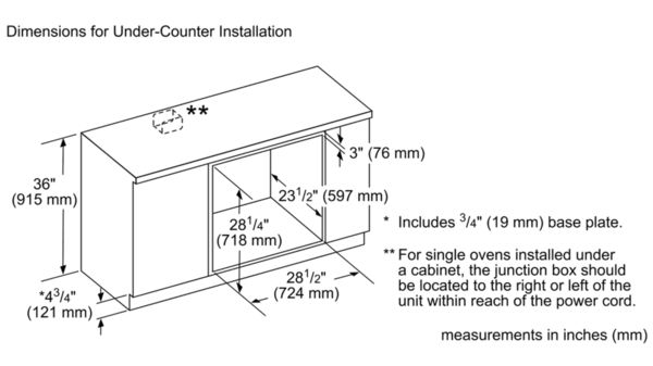 Masterpiece® Single Wall Oven 30'' Door hinge: Left, Stainless Steel MED301LWS MED301LWS-18
