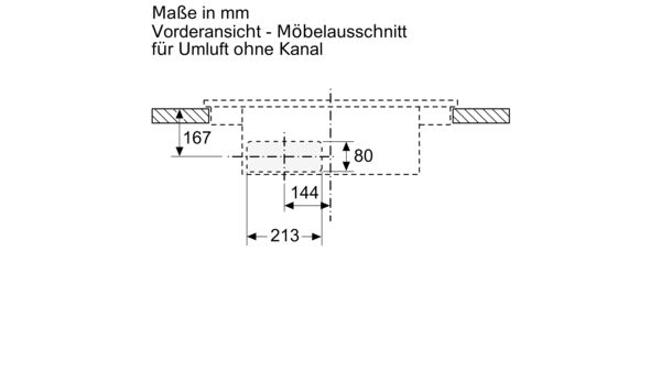 Kochfeld mit Dunstabzug (Induktion) 80 cm Rahmenlos aufliegend CV438236 CV438236-22