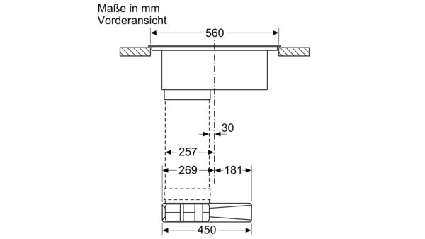 iQ300 Kochfeld mit Dunstabzug (Induktion) 60 cm Mit Rahmen aufliegend EH675BE15E EH675BE15E-10