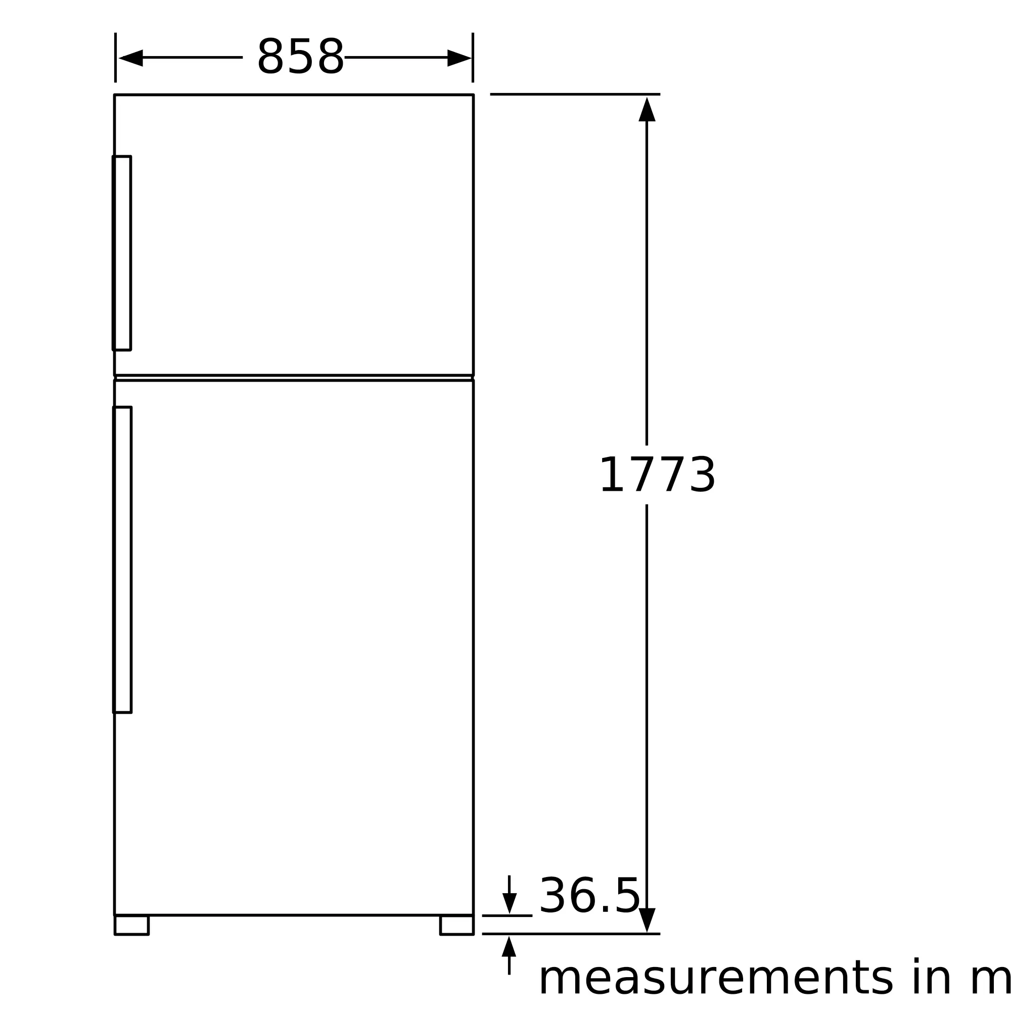 【Kページ】 KDD74AL204 free-standing fridge-freezer with freezer at top | BOSCH ZA