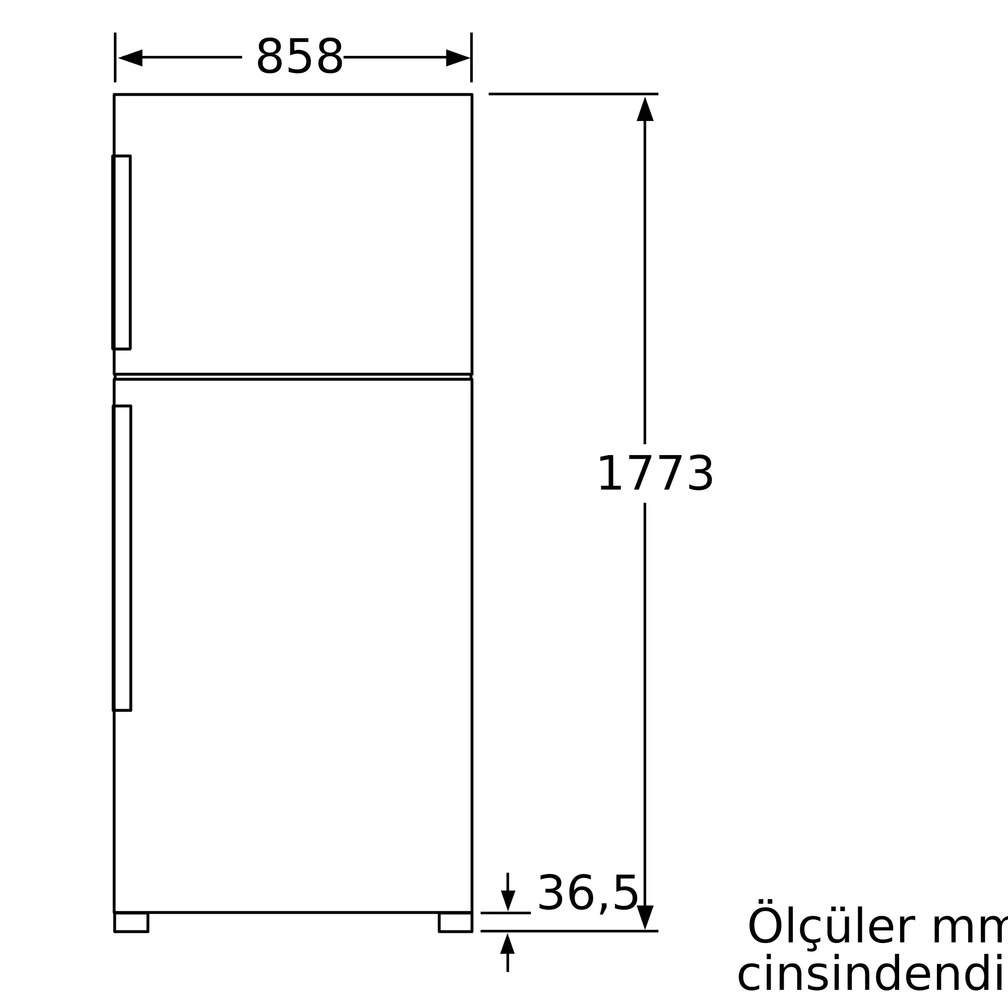 おーちゃページ KDD74AL20N free-standing fridge-freezer with freezer at top