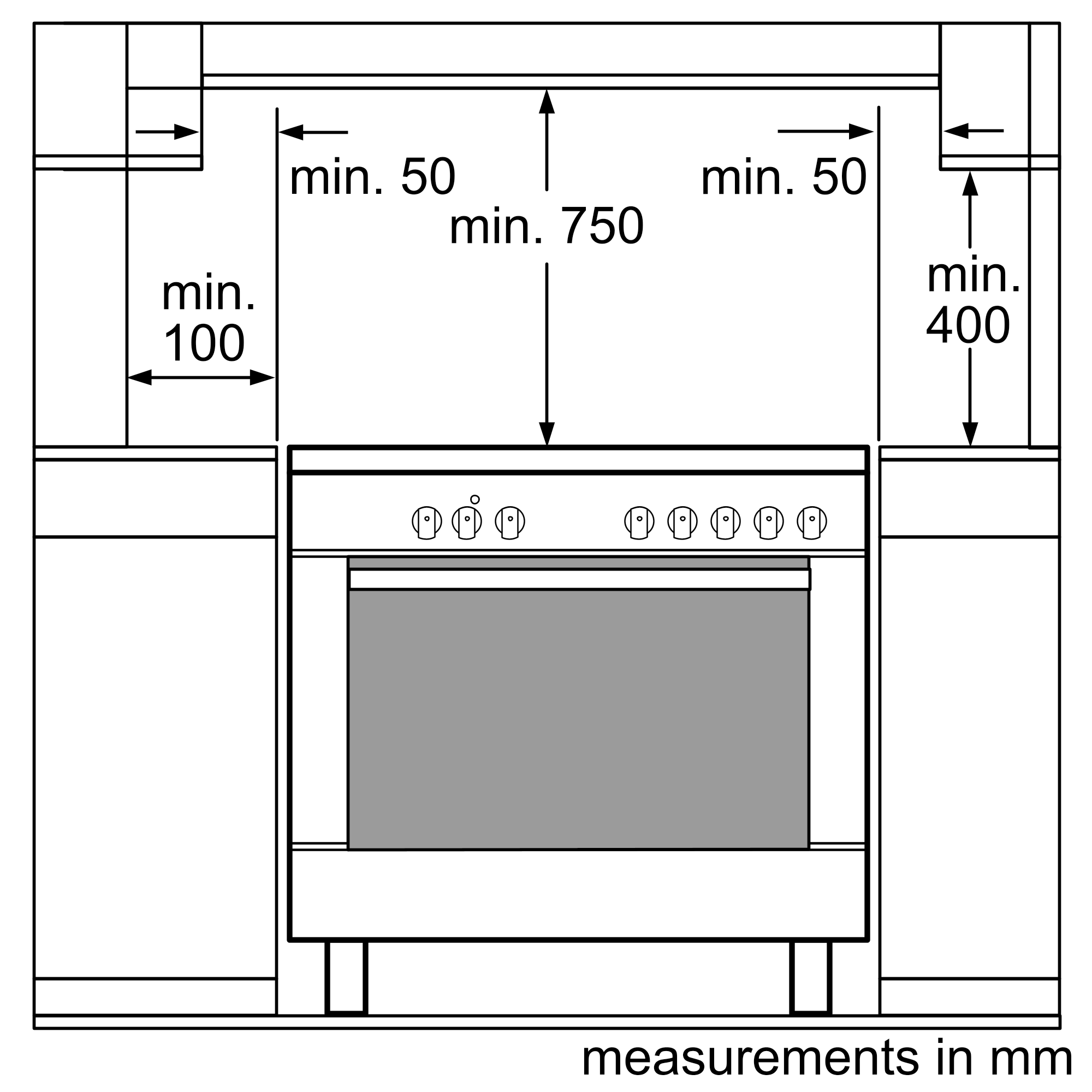 HCB738357M Electric range cooker