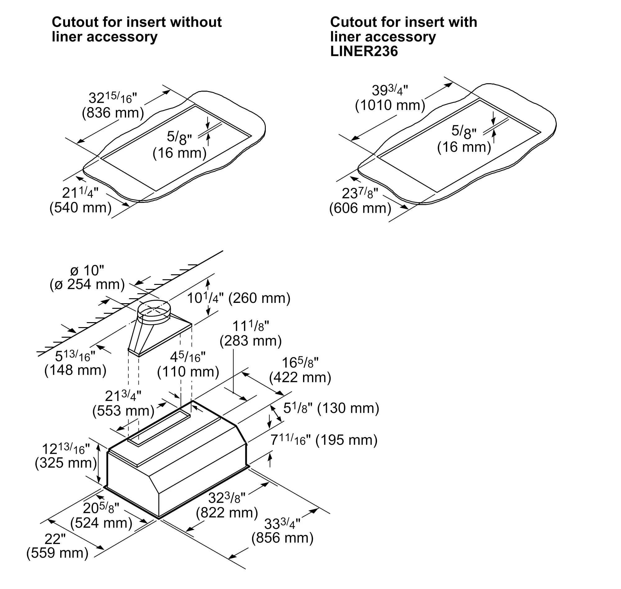 VCIN36JP integrated cooker hood | THERMADOR US