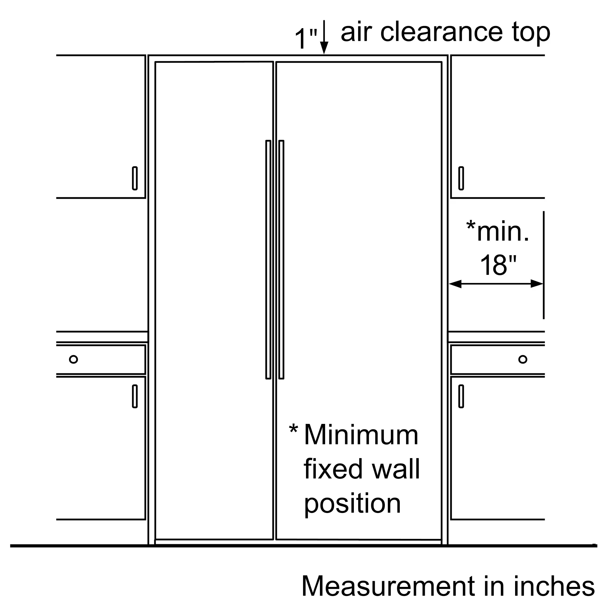 B22CS80SNS Freestanding Counter-Depth Side-by-Side Refrigerator