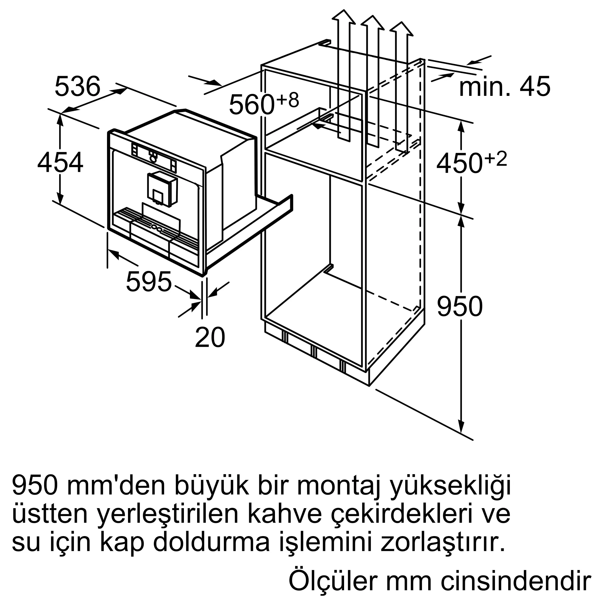 TK76K573 Built-In Fully Automatic Coffee Machine | Siemens Ev Aletleri