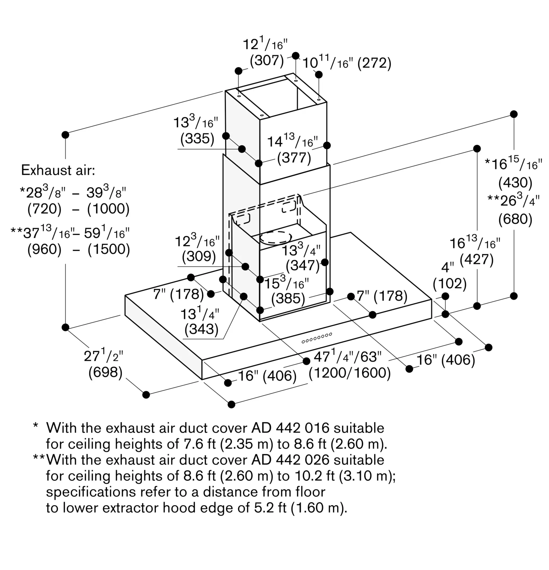 AI442760 Island hood | GAGGENAU US