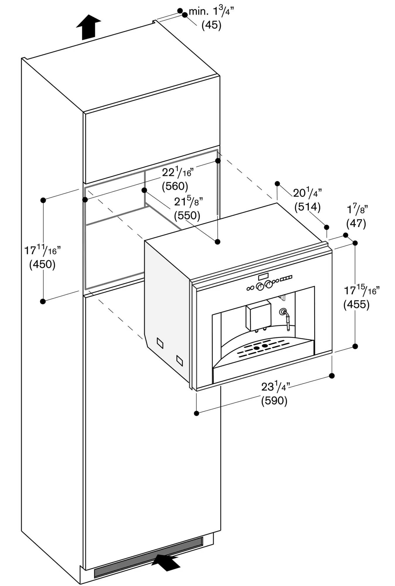 CM210710 Built-In Fully Automatic Coffee Machine | GAGGENAU US
