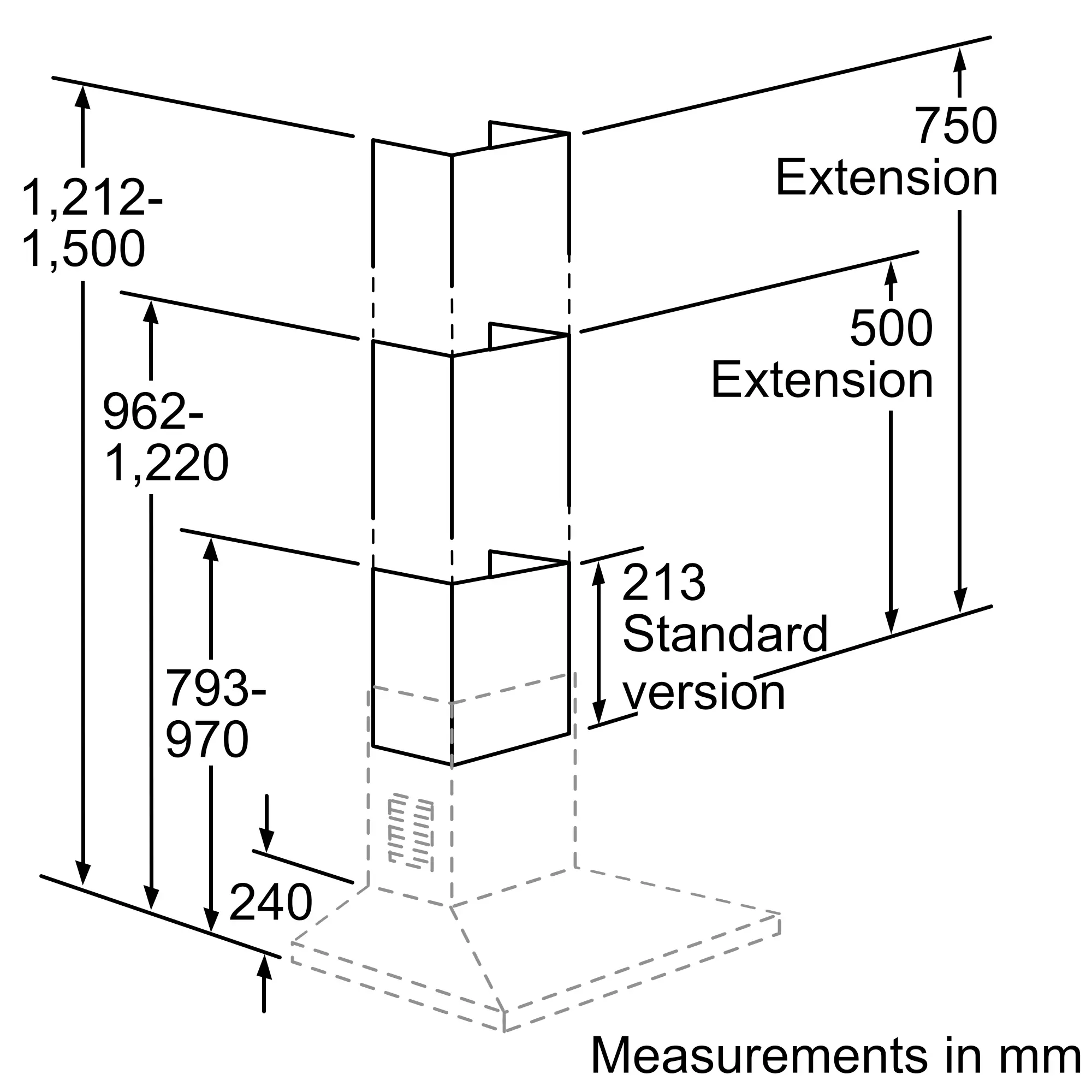 LZ12340 Chimney extension | SIEMENS GB