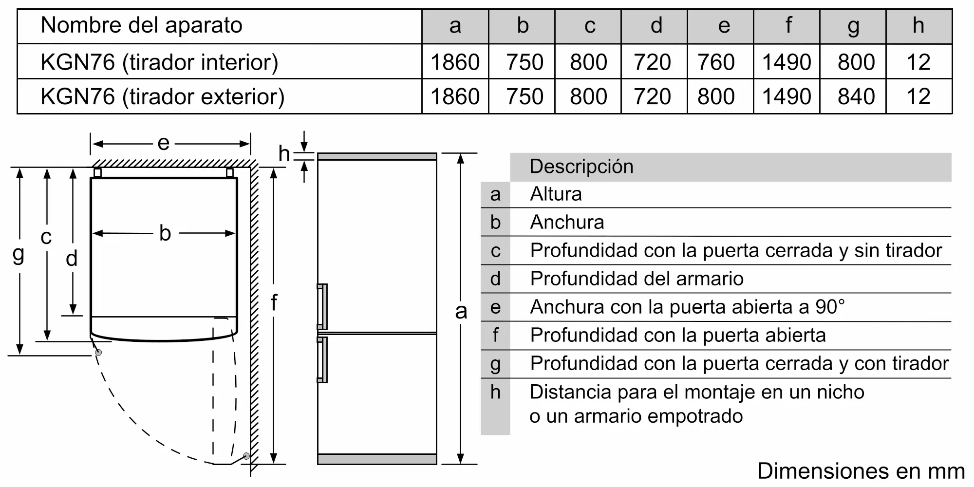 Foto número 2 del producto KGN76AI40B