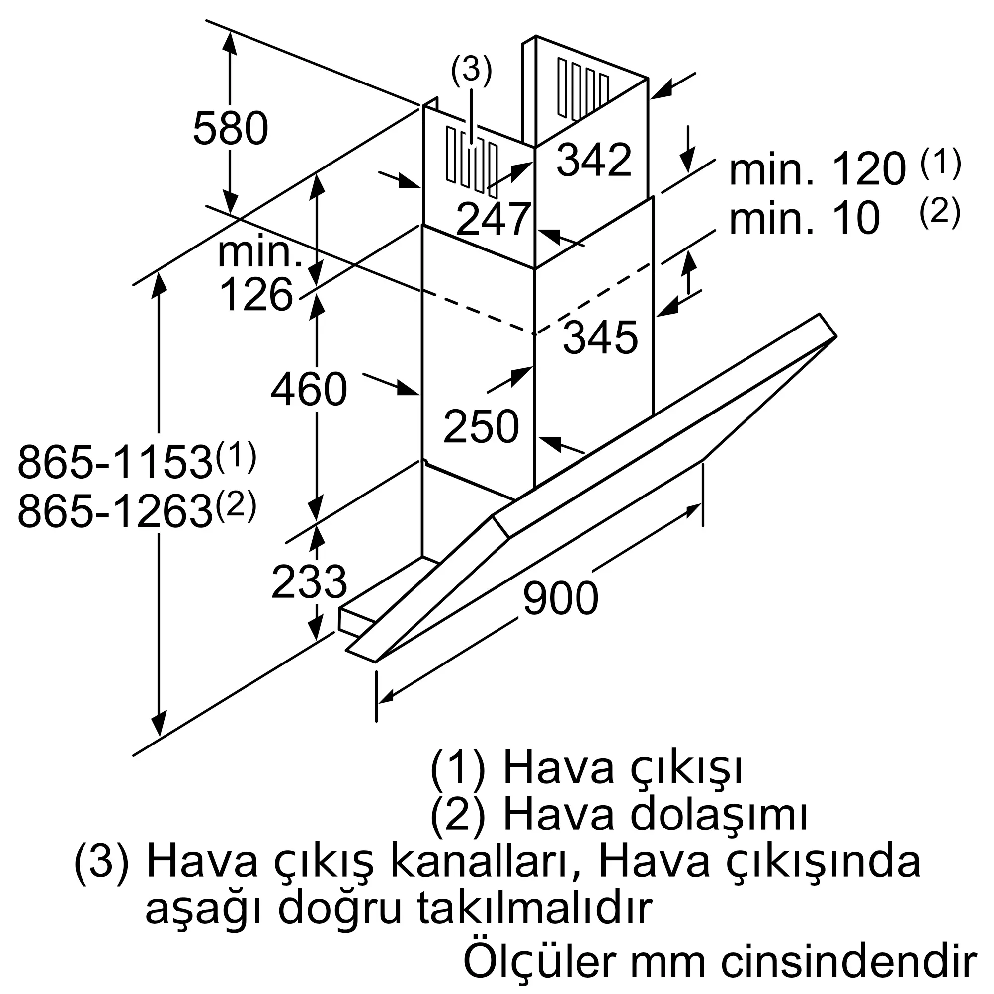 LC98KB542 Duvar Tipi Davlumbaz | Siemens Ev Aletleri