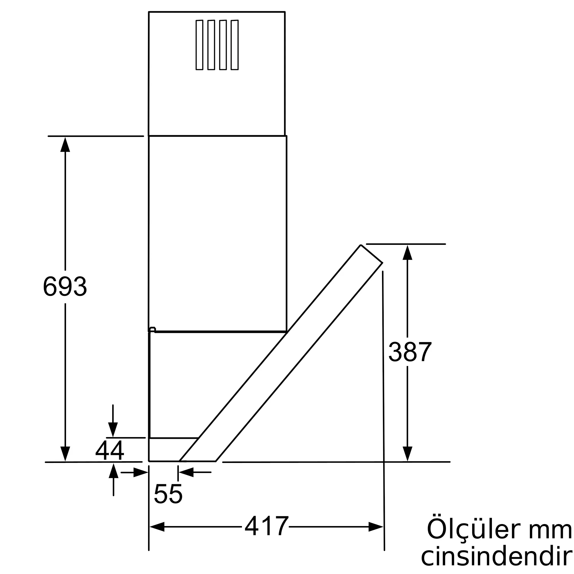 LC98KB542 Duvar Tipi Davlumbaz | Siemens Ev Aletleri