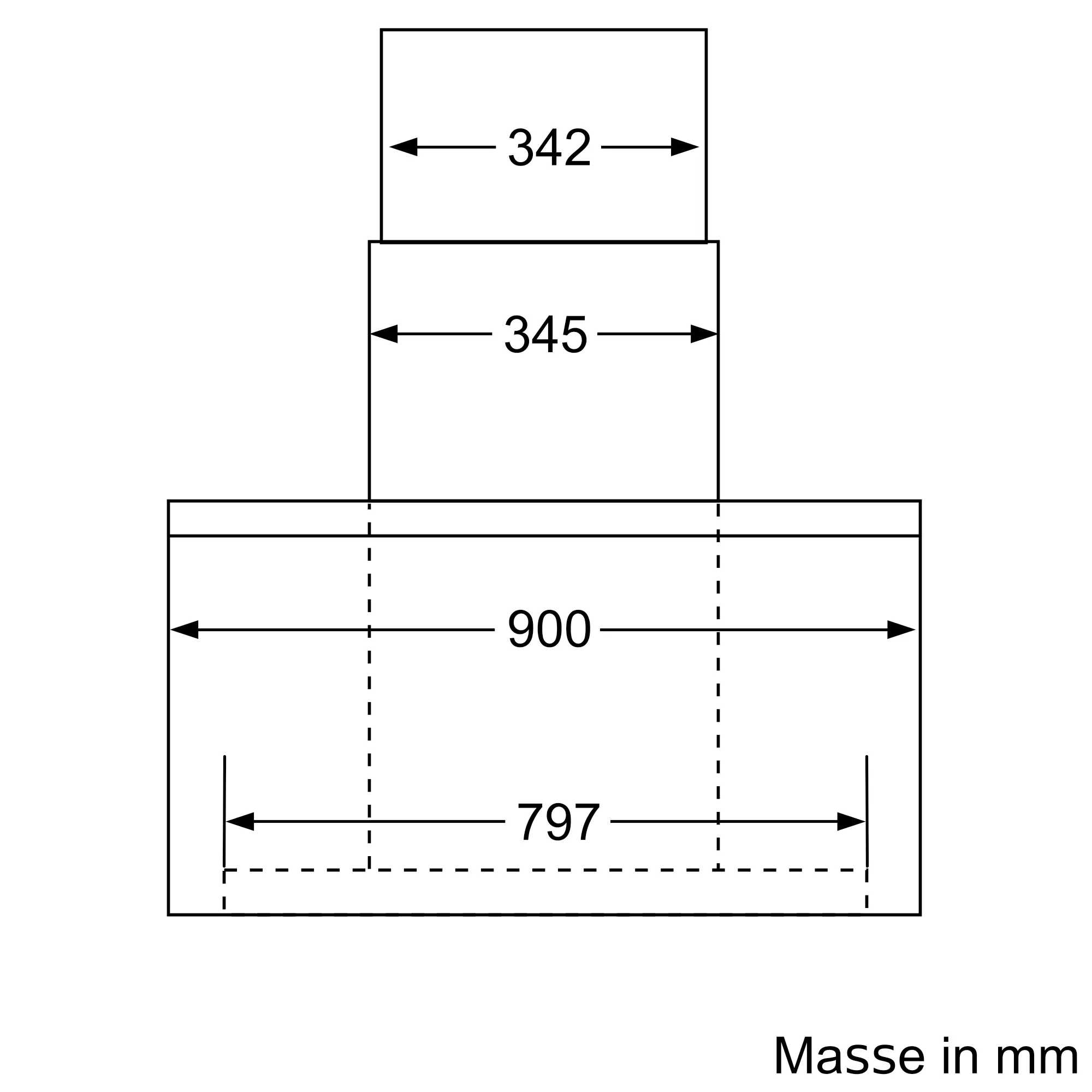 LC96KA540 wall-mounted cooker hood | Siemens Hausgeräte CH