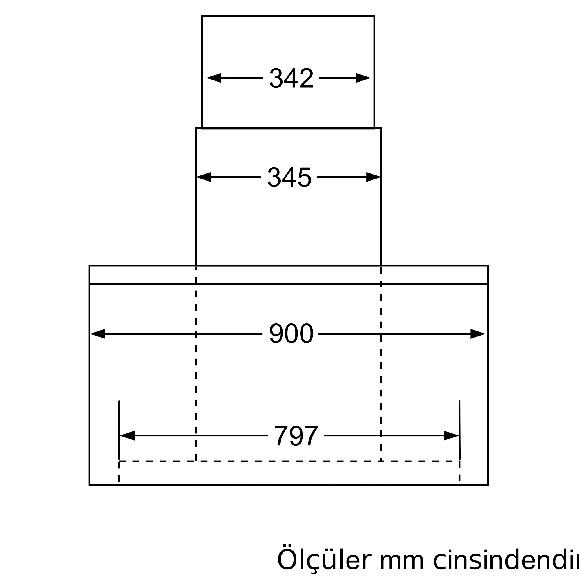 LC98KB542 Duvar Tipi Davlumbaz | Siemens Ev Aletleri